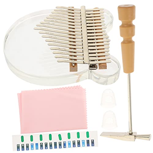 Milisten 1 Conjunto De 17 Tons Piano De Polegar Marimba Instrumento Kits De Miniaturas De Pianos De