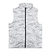 Pensura Girls Boys Zippered Vest Warm Outwear Fashion Sleeveless Full Zipper Jacket White Gray Camouflage Vest for Fall & Winter Kids Stand Up Collar Jacket Trendy Clothing