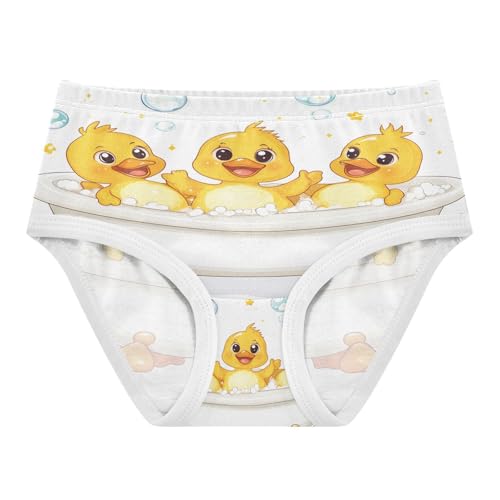 Cute Three Yellow Ducks Bathtub Toddler Girls's Underwear 2T 202b8711