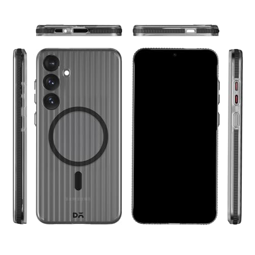 Image of DailyObjects Beam 2.0 Magnetic Case Cover Compatible with Samsung Galaxy S24 Plus | Wireless Charging Slim Back Cover | 2 Layer Edge Protection & Shockproof - Black