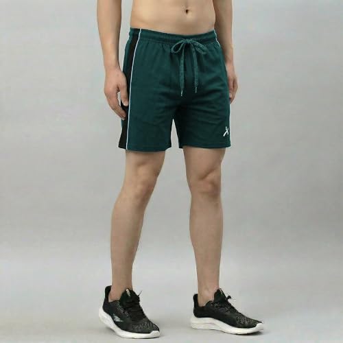 Image of Amul Comfy Men Ultra Soft Cotton-Rich Drawstring Lounge Shorts