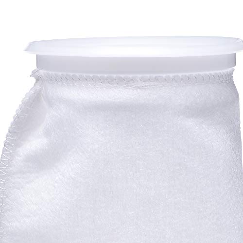Image of ALEGI Aquarium Filter Socks 4 inch by 14 Inch Long, 200 Micron - 4 Inch Ring Aquarium Felt Filter Bags (4 by 14 Inch - 6Pack)