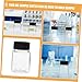 Ciieeo 24Pcs Transparent Sampling Vials with Caps Reusable Storage Bottles for Easy Pouring for Home Travel Labs and Industry
