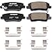 XTHZLP HZ1659 Rear Ceramic Brake Pads for 2013-2018 Cadillac ATS, 2014-2019 CTS w/Hardware 2015 2016 2017 Replacement