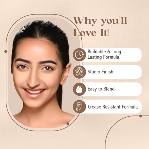 Image of Glam21 Conceal Me Studio Finish Concealer & Corrector |F ull Coverage Yet Lightweight | Easily Blendable Cream Concealer for Dark Circles & Blemishes | 7gm-Orange Correctorr-08