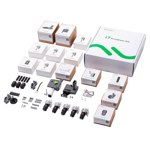 Creality SPARKX i7 3D Printer PrintEase Kit, Complete Maintenance & Replacement Parts for i7 3D Printer, Includes 0.2/0.4/0.6/0.8mm Hotends, Extruder Gear, Heating Assembly, Filament Cutter, and More