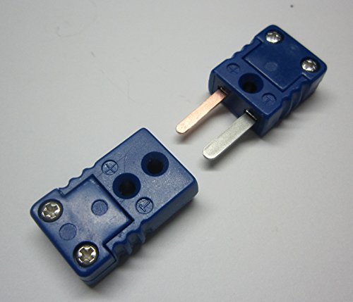 Mini T-Type Thermocouple Wire Connector, Cable Connector, 5 Sets Pairs Male And Female Plugs #TOP2