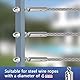 SUPAWAY 10 Stück Drahtseilterminal, Schraubterminal für Drahtseil 4 mm Seilspanner Edelstahl mit Gewindestift und Inbusschlüssel Drahtseilklemme zur Befestigung Abspannung Drahtseilen, Geländerfüllung
