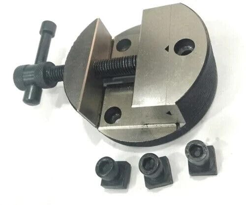 Amz115 runder Schraubstock, 100 mm, mit T-Nut für Drehtische, 7,6 cm und 10,2 cm