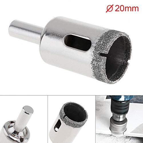 Broca diamantada 20 mm para vidrio y cerámica miniatura 5