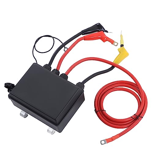 DURATA DELLA BATTERIA: il controller per verricello elettrico è costruito con una batteria da 12 V 23 A (inclusa), progettata per l'efficienza energetica e un tempo di utilizzo prolungato. Ciò ti garantisce di poter utilizzare il tuo verricello per periodi più lunghi senza la necessità di frequenti sostituzioni della batteria.