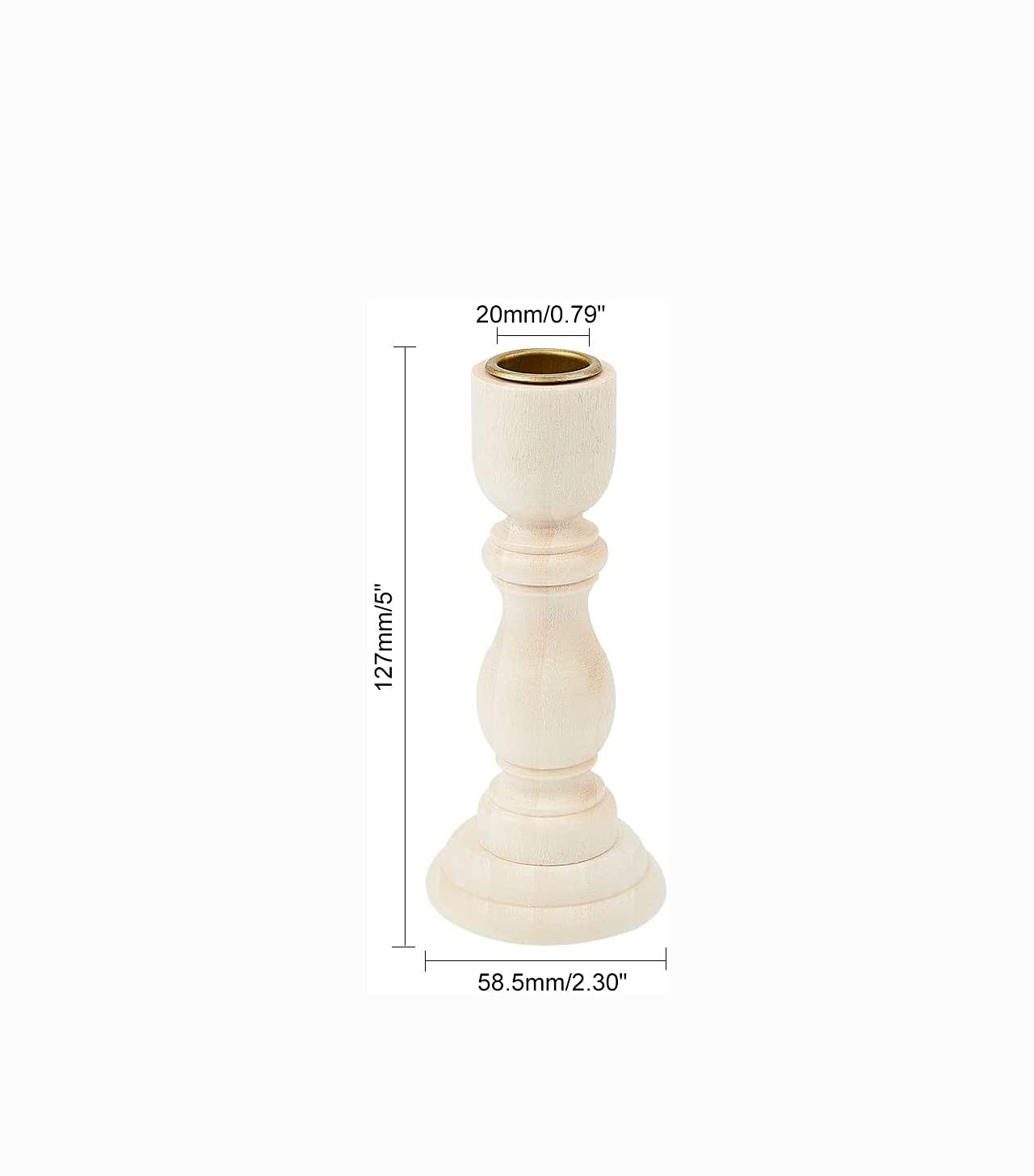 Kandelaar Antieke Bronzen Kaarsenhouder - Vintage Tafeldecoratie