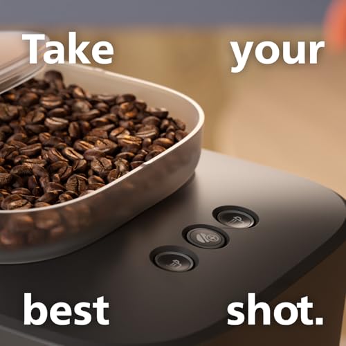 Philips Baristina Espresso Machine, Grind, Tamp & Brew Coffee Beans in One Swipe, Compact, 16 Bar Pump Pressure, Automatic Grinder, Black with Black Portafilter (BAR300/60) - Image 4