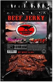 Carnivore Candy Gourmet Beef Jerky Flavor Sampler - Sweet & Spicy - 1 (3) oz bag