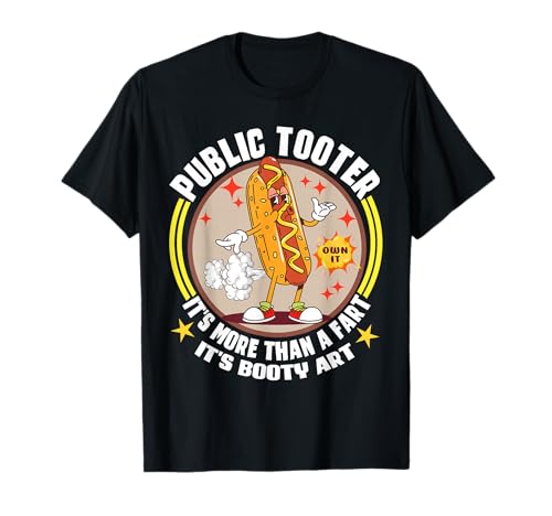 Public Tooter Funny Inappropriate Embarrassing Adult Humor T-Shirt