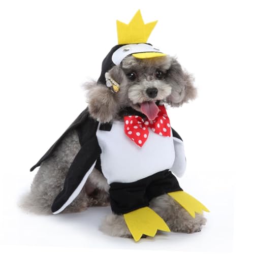 Disfraz de Pingüino para Perro Talla L miniatura 3
