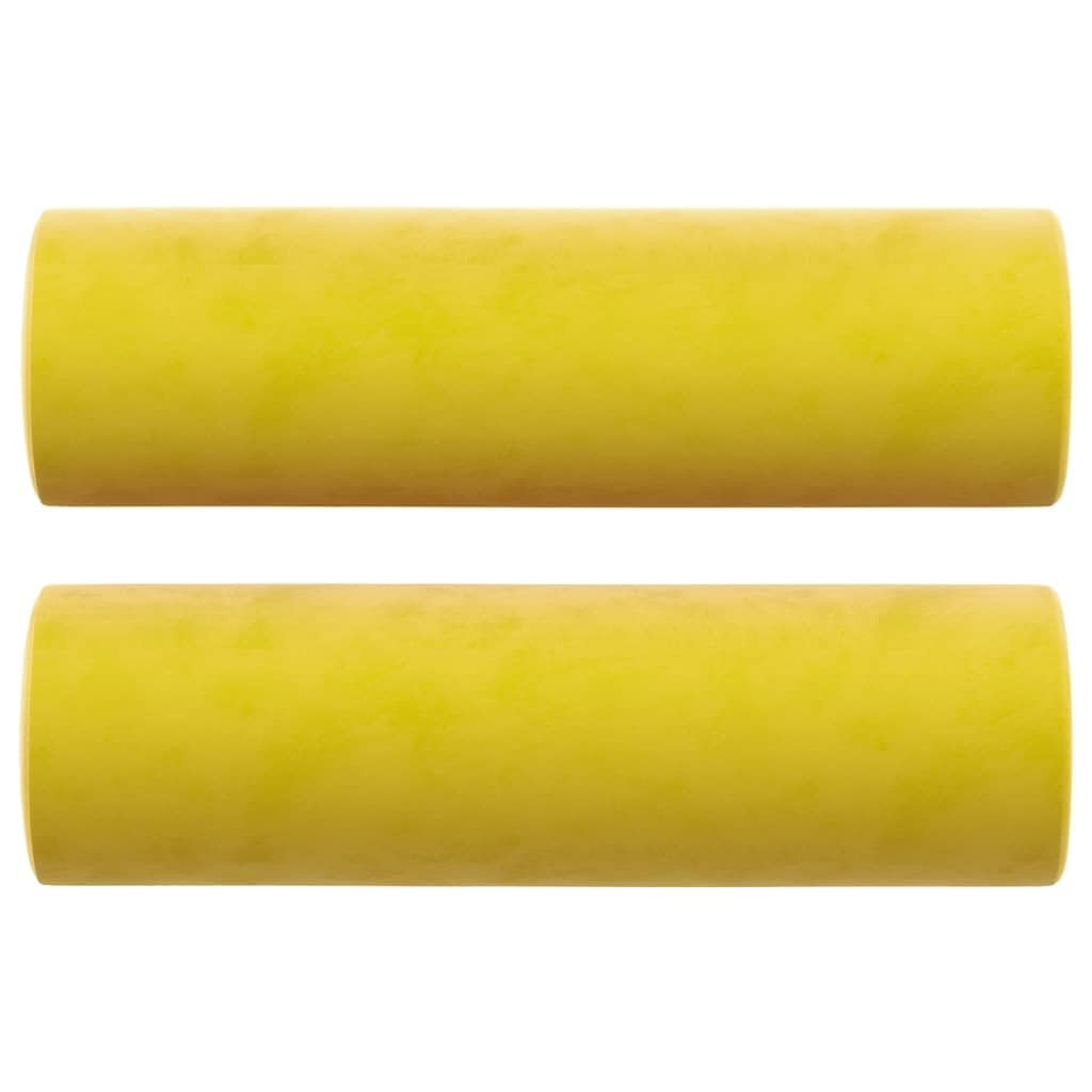 LAPOOH Divano a 3 Posti con Cuscini Giallo 180 cm in Velluto,Divano da Soggiorno,Divano a 3 Posti,Divano Moderno,Divanetto da Salotto Moderno-3200897
