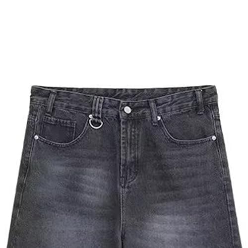 Men's Loose Wide Leg Denim Pants Large Size Minimalist Versatile Jeans Oversized Simple Baggy Straight Trousers3