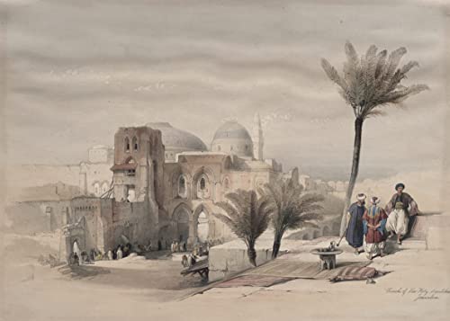 Affiche Église du Saint-Sépulcre pour un salon élégant et voyageur