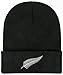 New Zealand Embroidery Beanie for Men & Women, Maori Fern Multi-Season Stretch Skull Knit Hats, Winter Warm Beanie