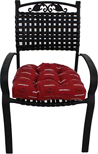 Image of College Covers Everything Comfy Arkansas Razorbacks Indoor Outdoor Seat Cushion Patio D Cushion