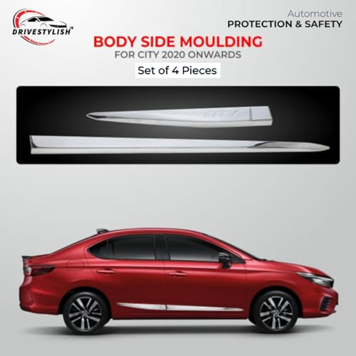 Image of Car Door Body Side Beading /Molding /Cladding for City 2020 Set of 04