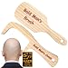 JULEASEL 2PCS Funny Bald Man's Comb Funny Gag Gift Father's Day Prank Gift Hair Loss Comb for Bald Men Over The Hill Party Gift Birthday for Men