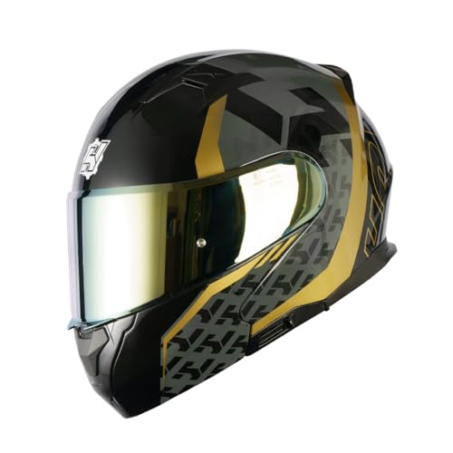 Image of HAX Modular Flip-Up Dual Visor Motorcycle Helmet Adult DOT /ECE Approved