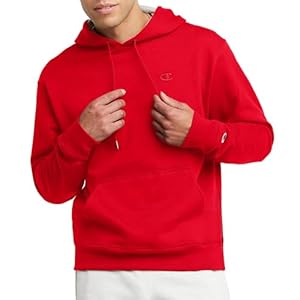 Champion Men’s Pullover Fleece Hoodie, Midweight, C Logo (Reg. Or Big & Tall)