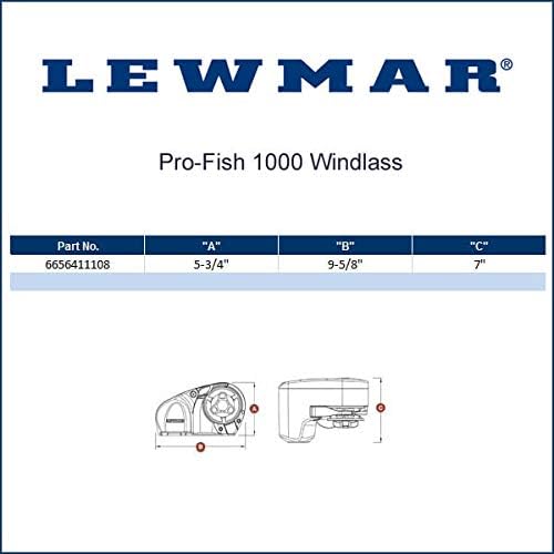 AMRL-6656411108-102 * Lewmar Pro-Fish 1000 Windlass