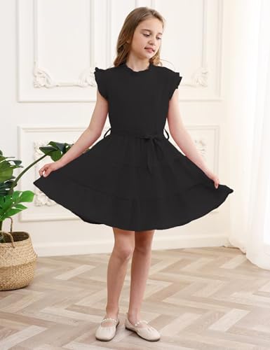 Bumeex Kids Tween Teen Girls Fashion Swing Casual Party Dress 4-15 Years3