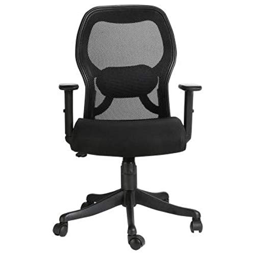 Malhotra Office Systems Fabric Office Arm Chair for Executives (Black) Malhotra Office Systems Fabric Office Arm Chair for Executives (Black)