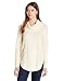 Knits by Hampshire Women's Cowl-Neck Sweater with Scoop Hem