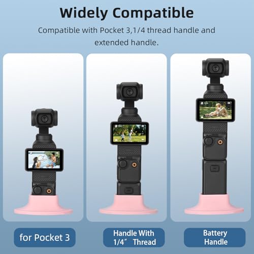 Support de base Pocket 3 en silicone bleu pour DJI Osmo