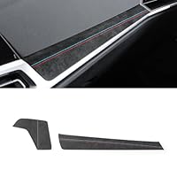 BETTERHUMZ Auto Zentralinstrument Armaturenbrett Abdeckung Trim Kompatibel mit BMW G20 G28 G42 G23 3 4 Serie 318i 320i 330i M340i 2020-2023 Auto Innenraum Zubehör (aus Alcantara Stil A)