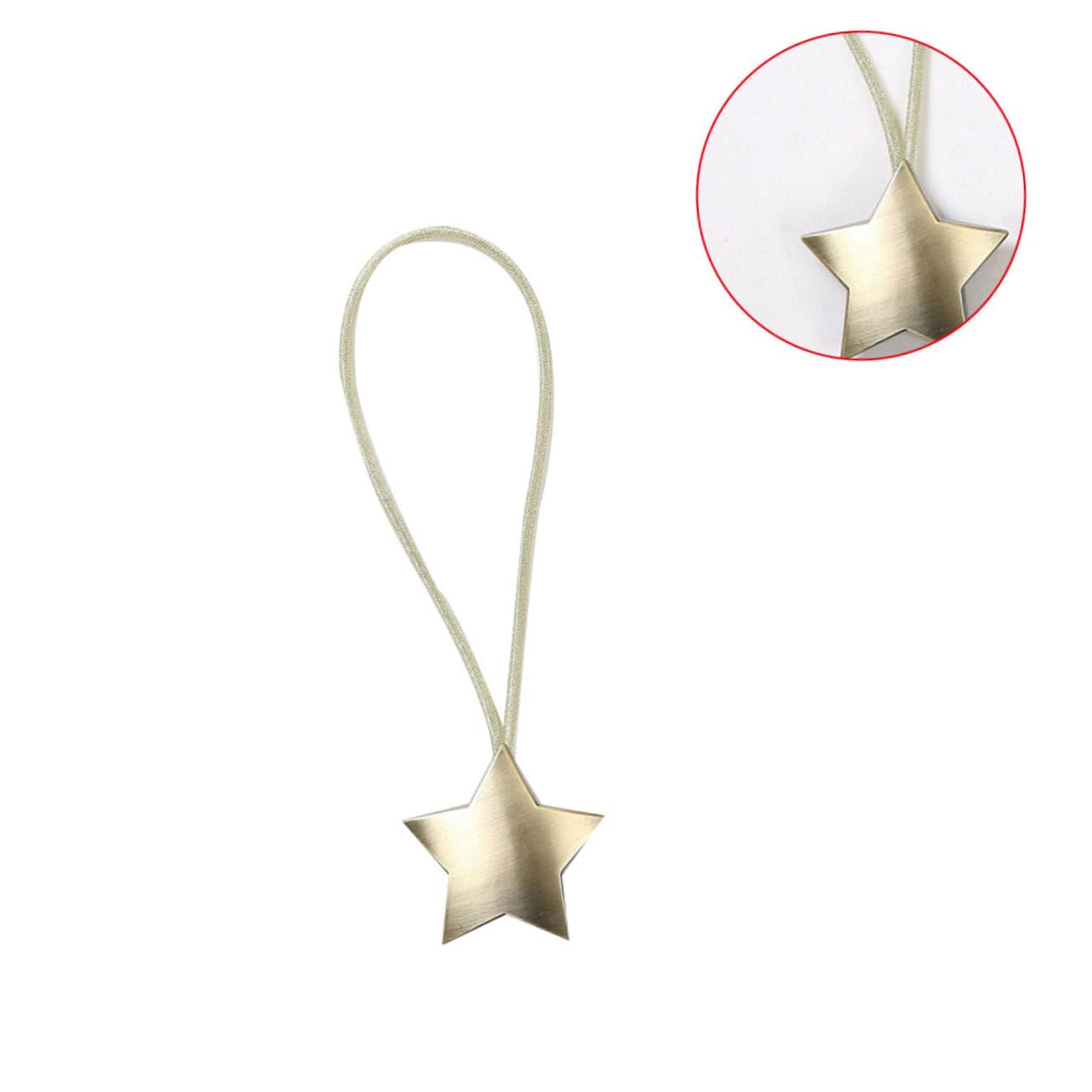 ABOOFAN 4 Pièces Embrasses De Rideau Boucle De Rideau Magnétique Crochet De Traction Supports De Draperies Magnétiques Support Magnétique Accessoires De Crochets De De