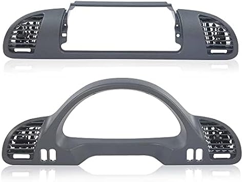 G-PLUS Dashboard Dash Panel Bezel with A/C Nozzle Passenger Side & Driver Side Compatible with 2002 2003 2004 2005 2006 Dodge Sprinter 05104261AA, 5104261AA 5104262AA Gray