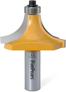 3/4" Radius Roundover Router Bit 1/2 Inch Shank, Round Over Router Bit for Edging Forming Rounding