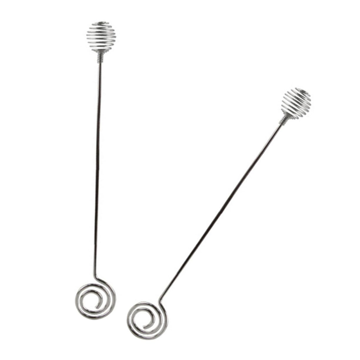 CIYODO Stainless Steel Stirring Stick Hand Push Whisk for Barbers and Cosmetologists