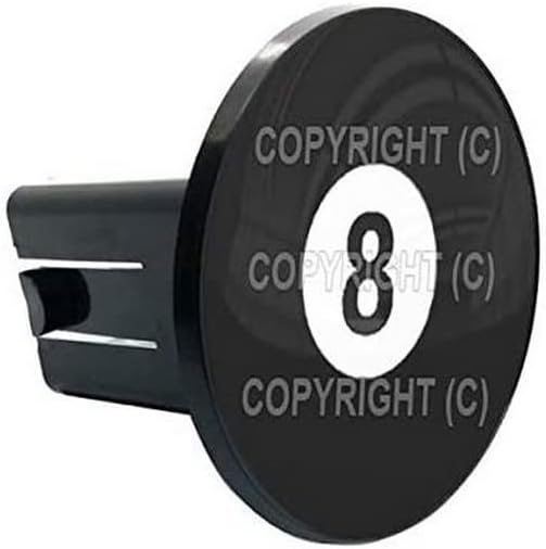 Universal Class 2 3 Tow Hitch Receiver Insert Cover Plug for 8 Pool Ball BW 4MN Model-PYT-8888-3644
