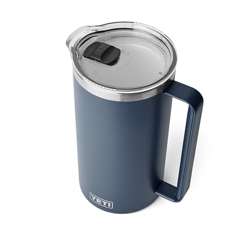 YETI Rambler Krug Mit Magslider Deckel Mit Drehverschluss, Navy, 64 oz (2 L)