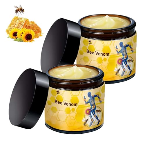 2PCS Bee Venom Cream Bee Venom Gel Professional Bee Venom Cream Suitable for Back Knee Hands Neck Feet