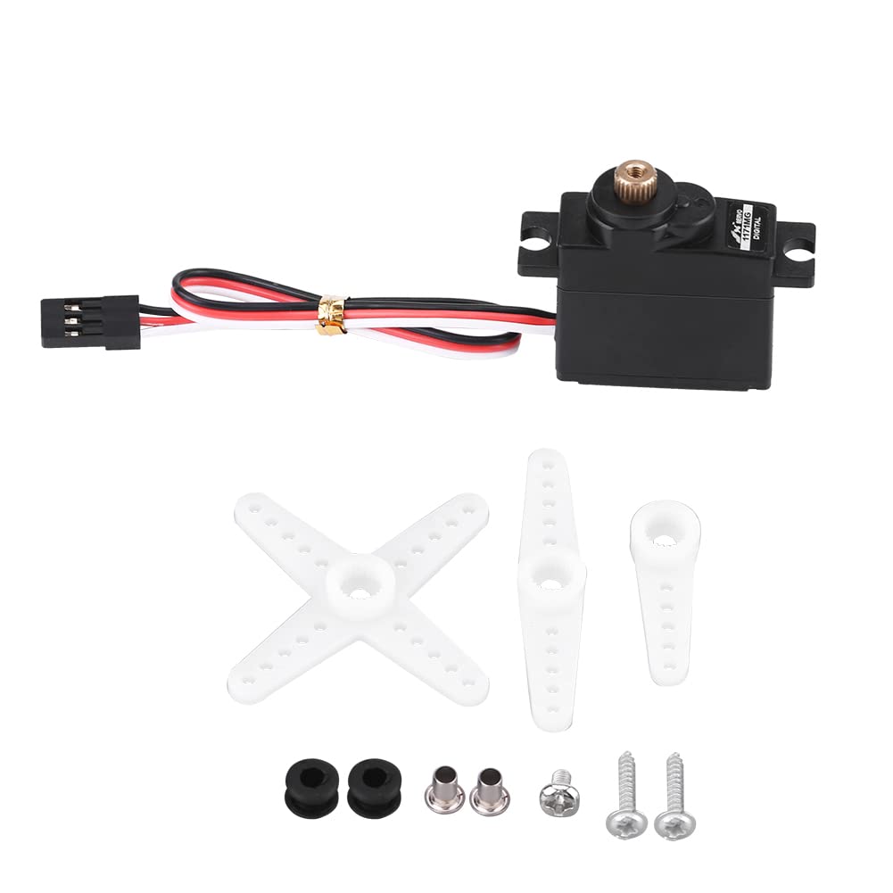 VGEBY Servomoteur Numérique Étanche RC, Engrenage Métallique Complet