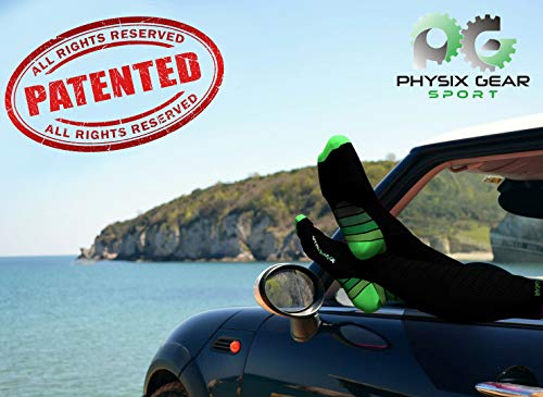 Image of Physix Gear Compression Socks 20-30 mmHg - Men & Women - Running, Nurses, Shin Splints, Flight, Travel