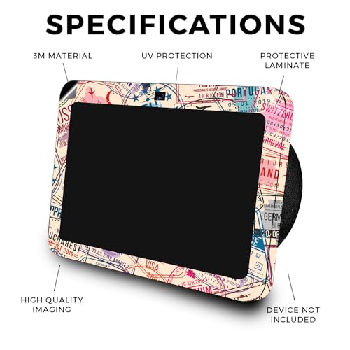 Image of Skin Compatible with Amazon Echo Show 8 (3rd Gen, 2023) - Ive Been Everywhere - Premium 3M Vinyl Protective Wrap Decal Cover - Easy to Apply | Crafted in The USA by MightySkins