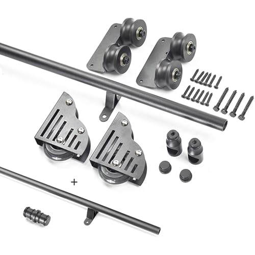 Kit completo de riel rodante de alta resistencia para escaleras deslizantes 2