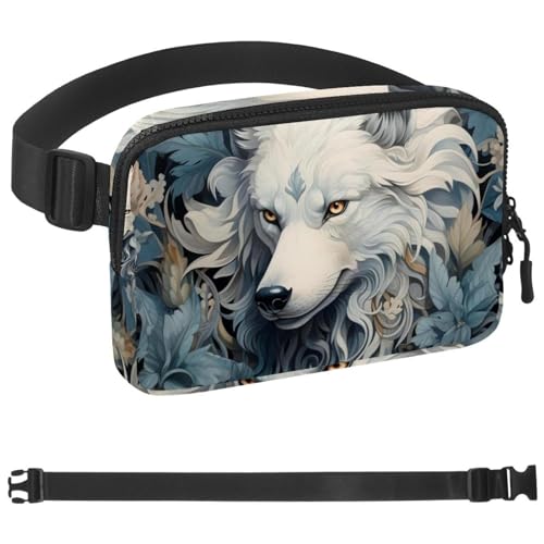 Riñonera para teléfono de lobo para correr sin peso en los bolsillos