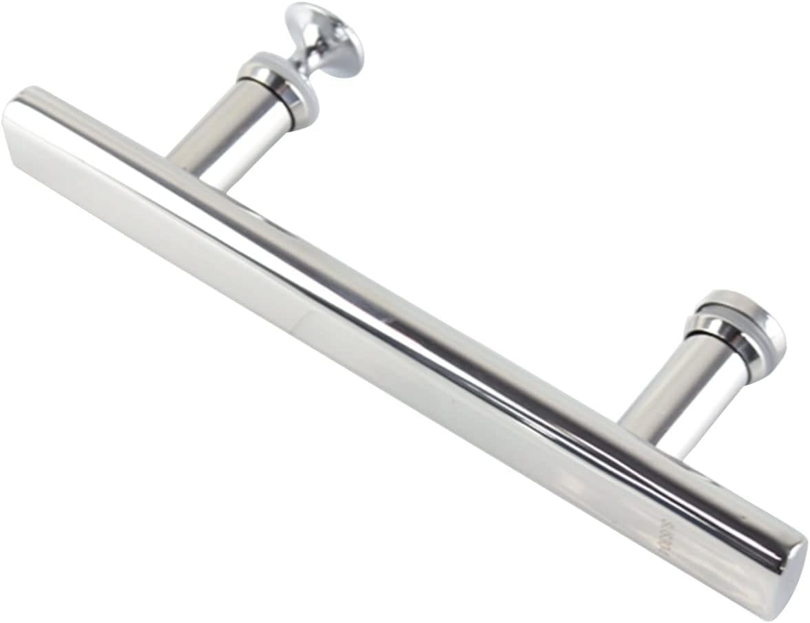DFGHNBVC Push And Pull Glass Shower Door Handle Stainless Steel,Bathroom Door Knobs Grab Bar Rail,Replacement Bathroom Door Knobs