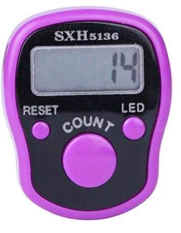siddhmurti Mini Hand Tally Counter Finger Ring Digital Electronic Head Count,JAPA Counter and LED Light- 2 pcs (B07BC9KCMX) Amazon Price History, Amazon Price Tracker
