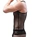YOOBNG Sexy Men's Underwear Sleeveless Vest Tank Top Mesh Fishnet Undershirt